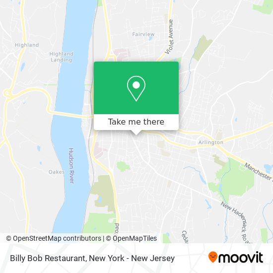 Billy Bob Restaurant map