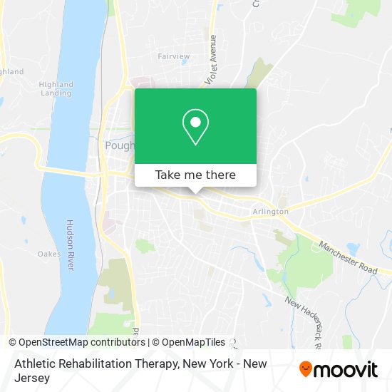 Athletic Rehabilitation Therapy map
