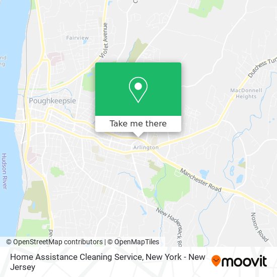 Home Assistance Cleaning Service map