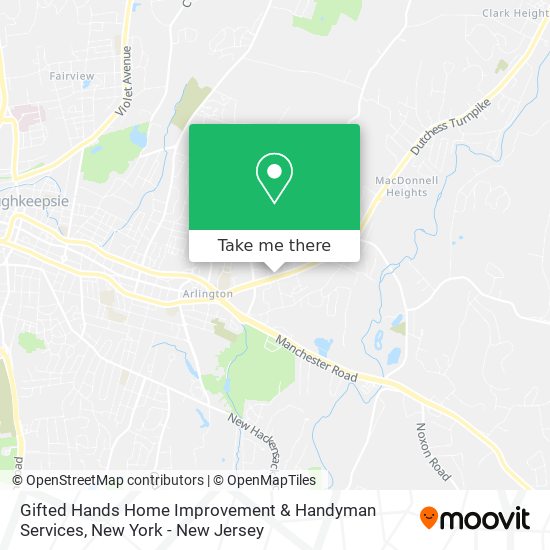 Mapa de Gifted Hands Home Improvement & Handyman Services