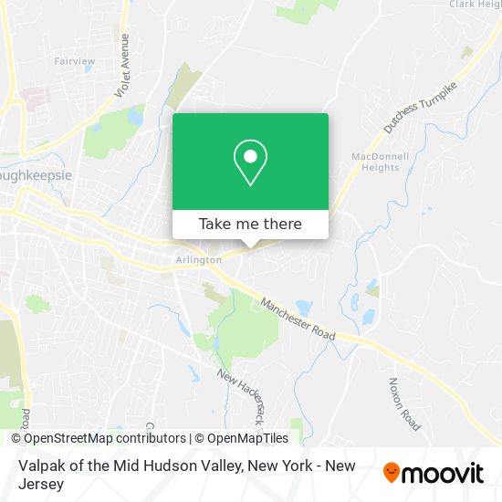 Mapa de Valpak of the Mid Hudson Valley