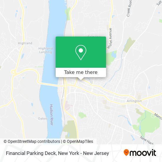Financial Parking Deck map