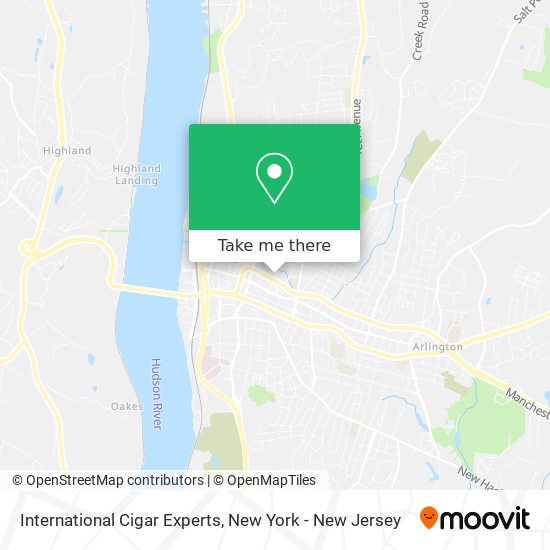 International Cigar Experts map