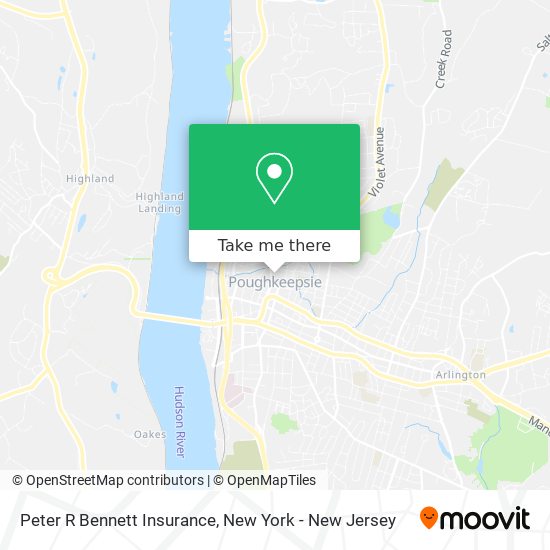 Mapa de Peter R Bennett Insurance