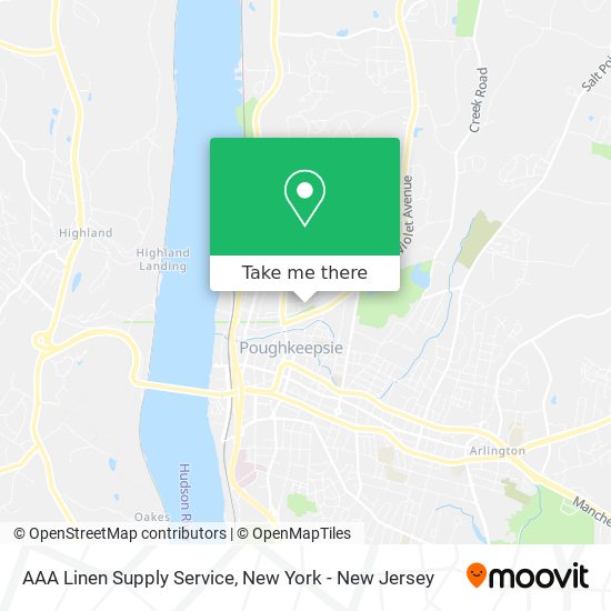 Mapa de AAA Linen Supply Service