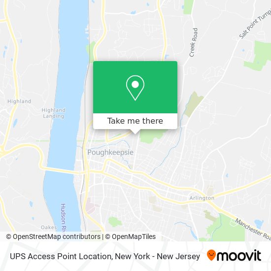 Mapa de UPS Access Point Location