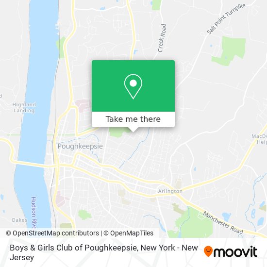 Boys & Girls Club of Poughkeepsie map