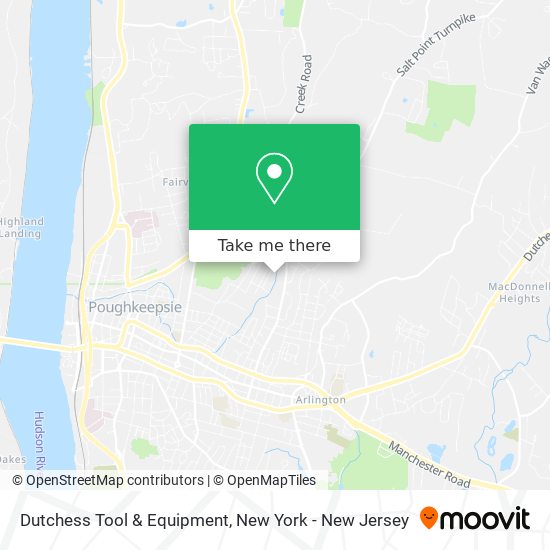 Dutchess Tool & Equipment map