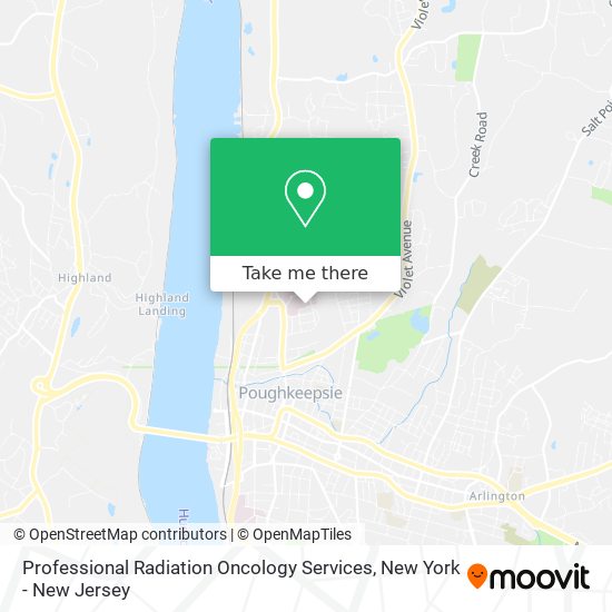 Professional Radiation Oncology Services map