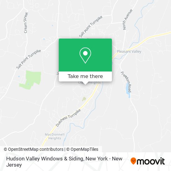 Hudson Valley Windows & Siding map