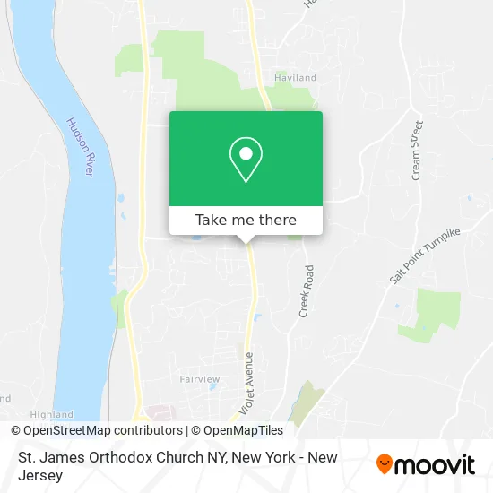 St. James Orthodox Church NY map
