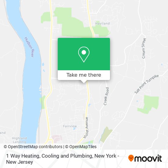 1 Way Heating, Cooling and Plumbing map