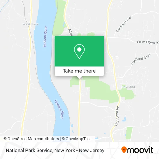 National Park Service map