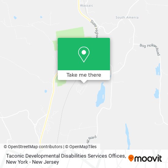 Taconic Developmental Disabilities Services Offices map