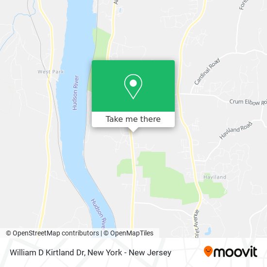 Mapa de William D Kirtland Dr