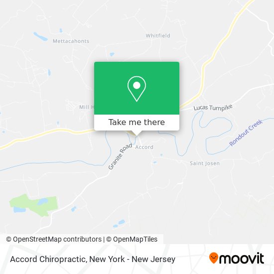 Accord Chiropractic map