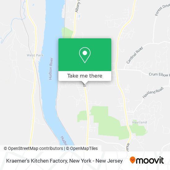 Kraemer's Kitchen Factory map