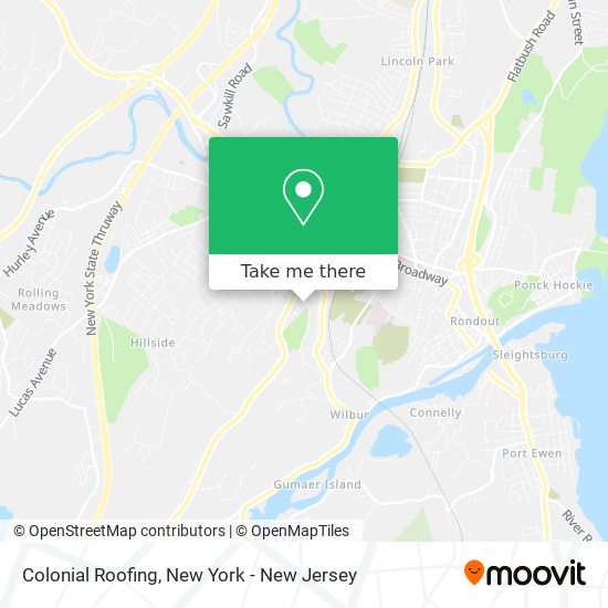 Colonial Roofing map