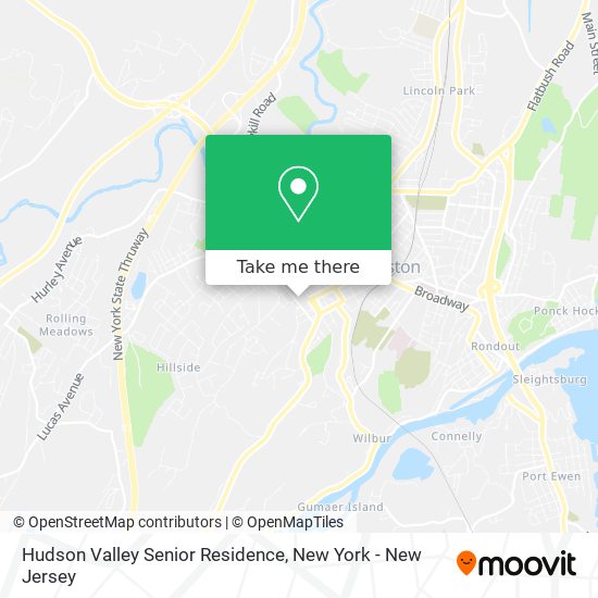 Mapa de Hudson Valley Senior Residence