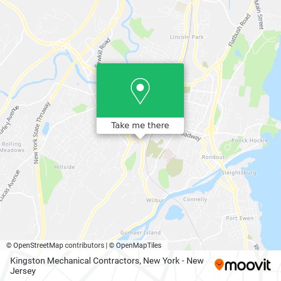 Kingston Mechanical Contractors map