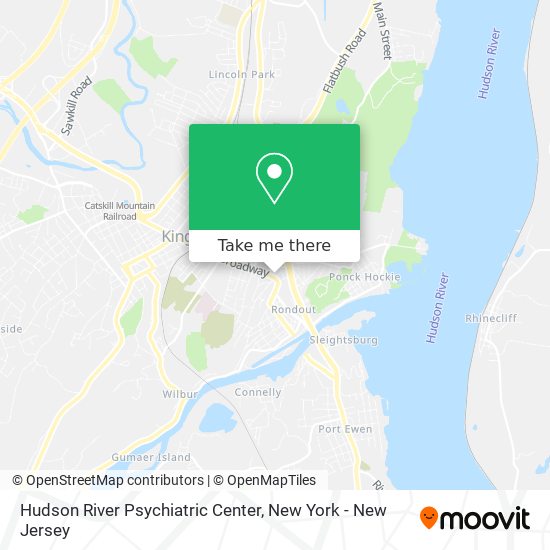 Mapa de Hudson River Psychiatric Center