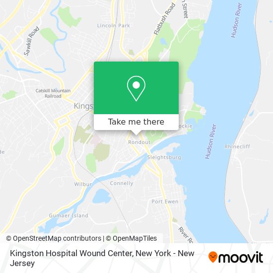 Mapa de Kingston Hospital Wound Center