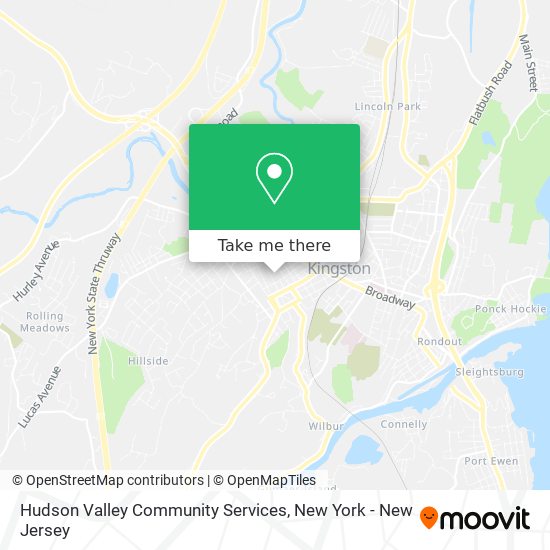 Hudson Valley Community Services map