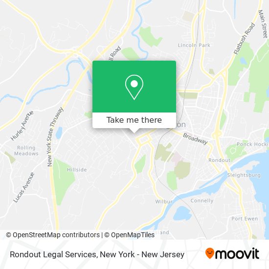 Rondout Legal Services map