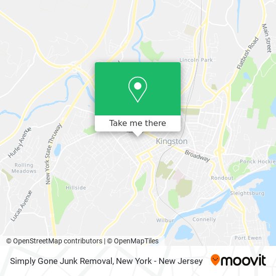 Simply Gone Junk Removal map