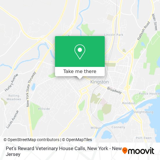 Pet's Reward Veterinary House Calls map