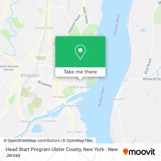 Head Start Program Ulster County map