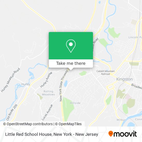 Little Red School House map