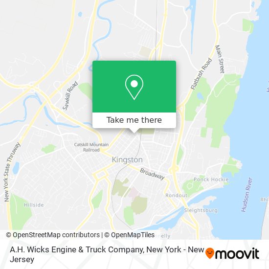 A.H. Wicks Engine & Truck Company map