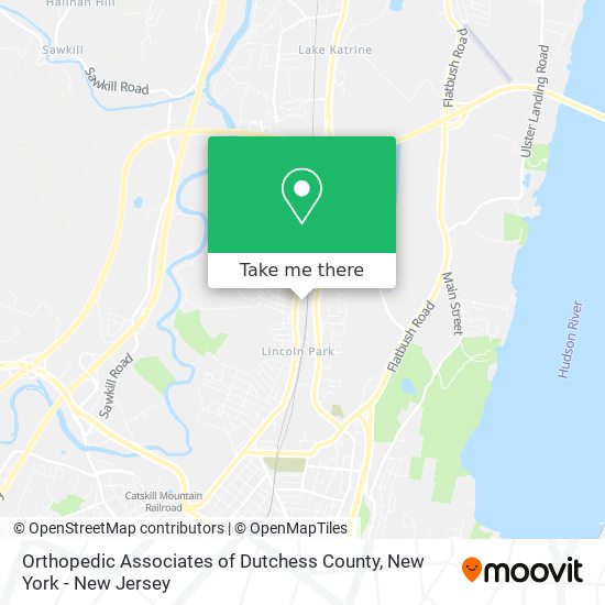 Orthopedic Associates of Dutchess County map