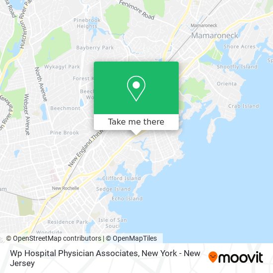 Wp Hospital Physician Associates map