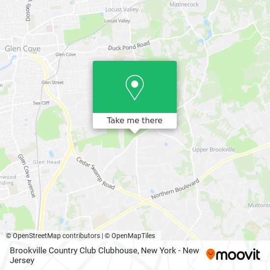 Mapa de Brookville Country Club Clubhouse