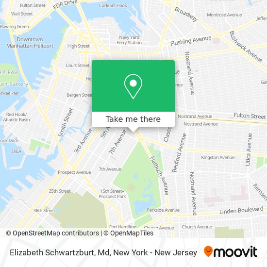 Mapa de Elizabeth Schwartzburt, Md