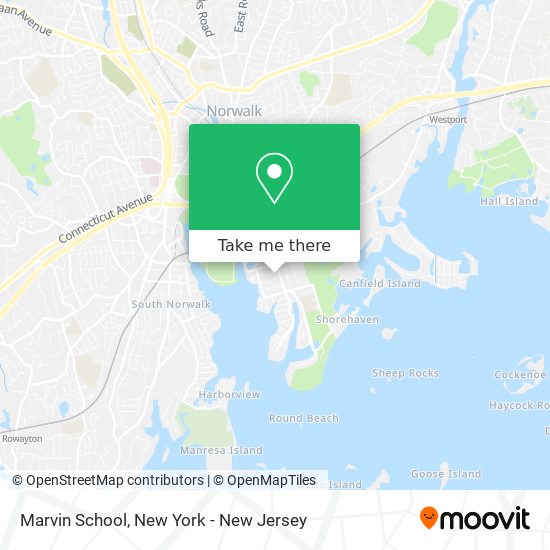 Marvin School map