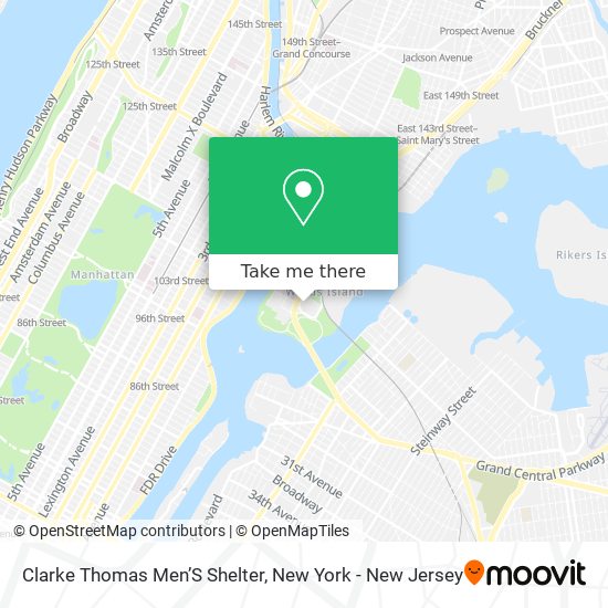 Mapa de Clarke Thomas Men’S Shelter