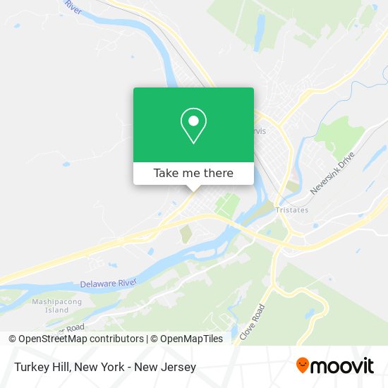 Mapa de Turkey Hill