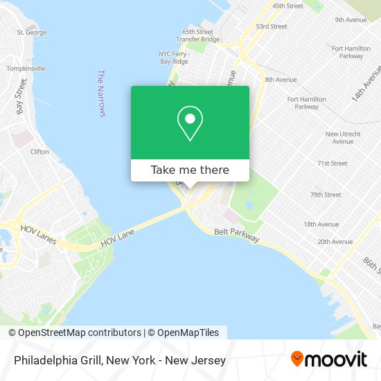 Philadelphia Grill map