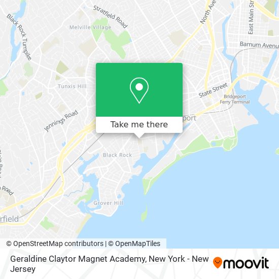 Mapa de Geraldine Claytor Magnet Academy