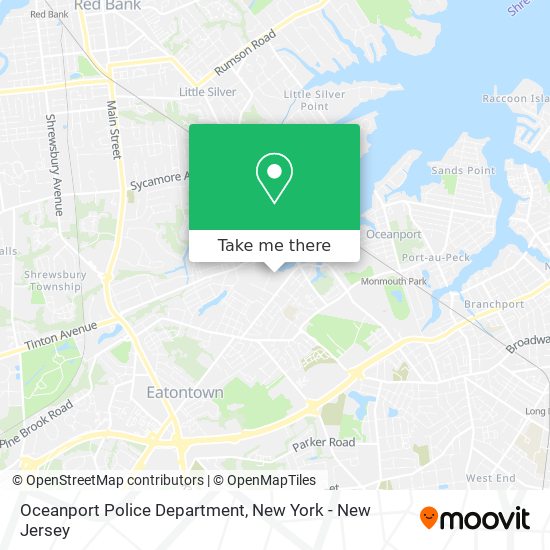 Mapa de Oceanport Police Department