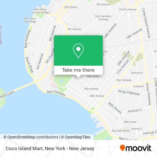 Coco Island Mart map