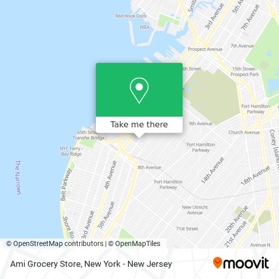 Mapa de Ami Grocery Store