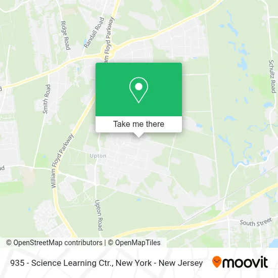935 - Science Learning Ctr. map