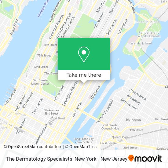 The Dermatology Specialists map