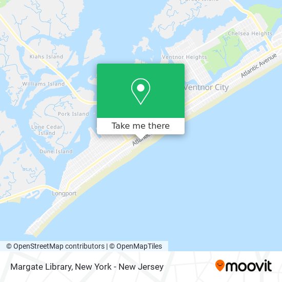 Margate Library map