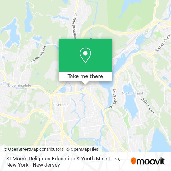 St Mary's Religious Education & Youth Ministries map