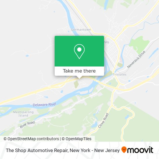 The Shop Automotive Repair map